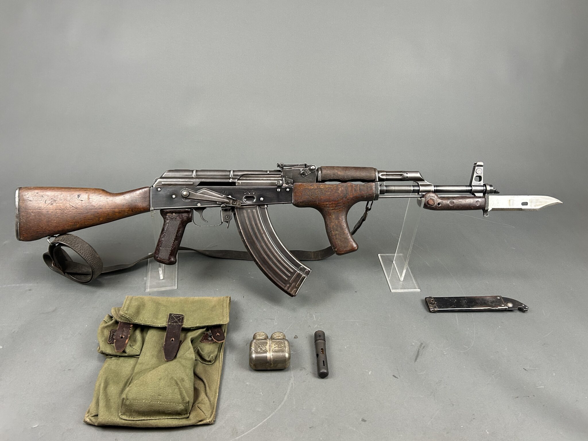 1963 Romanian MD63 Battle worn AKM AK47 7.62×39 kit rifle AK-47 Dong ...
