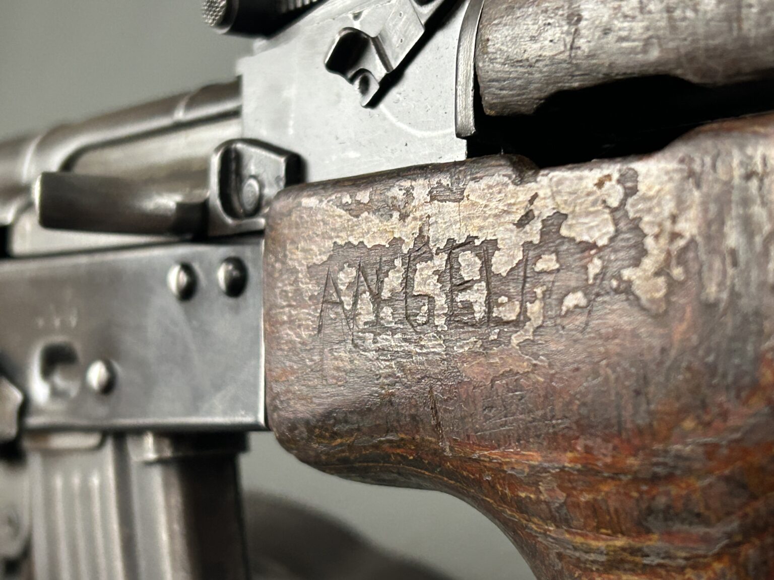 1963 Romanian MD63 Battle worn AKM AK47 7.62×39 kit rifle AK-47 Dong ...